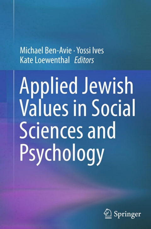 Cover image for book Applied Jewish Values in Social Sciences and Psychology