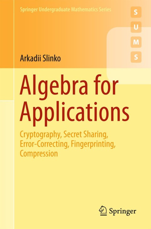 Cover image for book Algebra for Applications