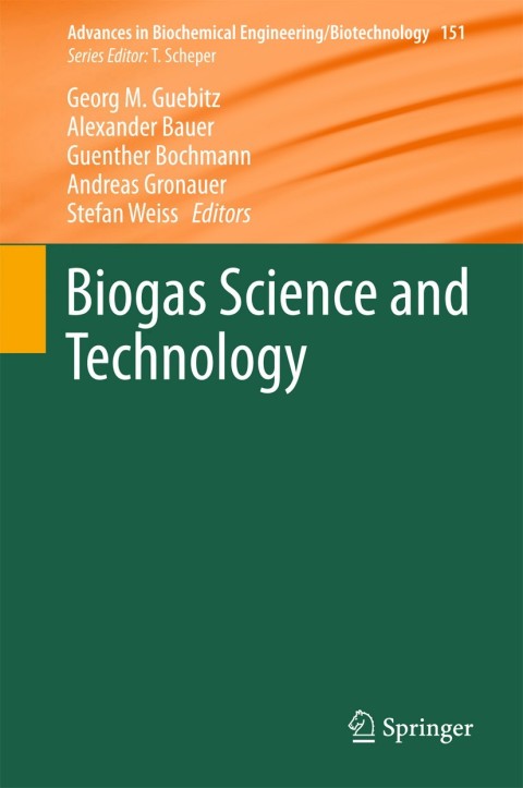 Cover image for book Biogas Science and Technology
