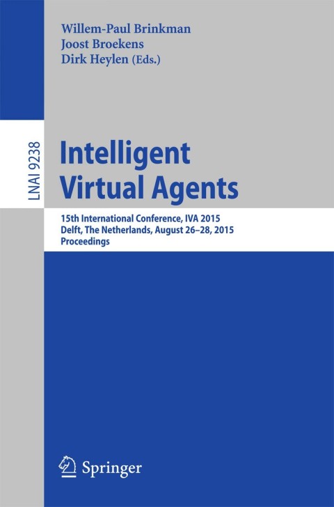 Cover image for book Intelligent Virtual Agents