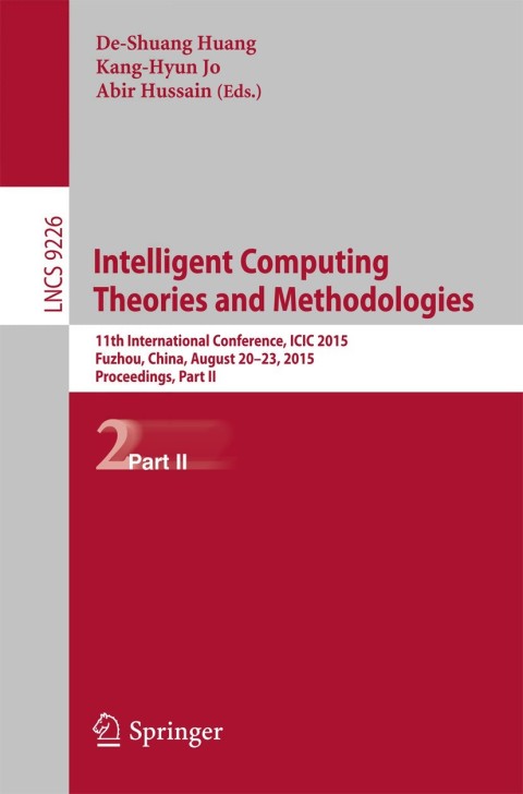 Cover image for book Intelligent Computing Theories and Methodologies