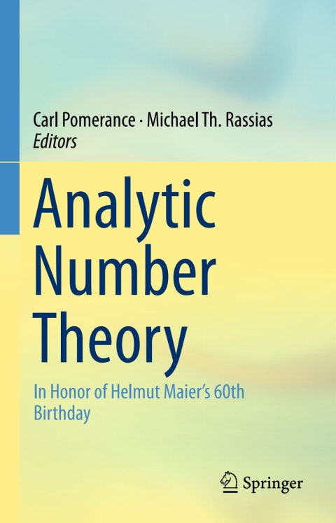 Cover image for book Analytic Number Theory