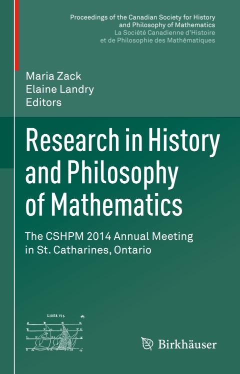 Cover image for book Research in History and Philosophy of Mathematics