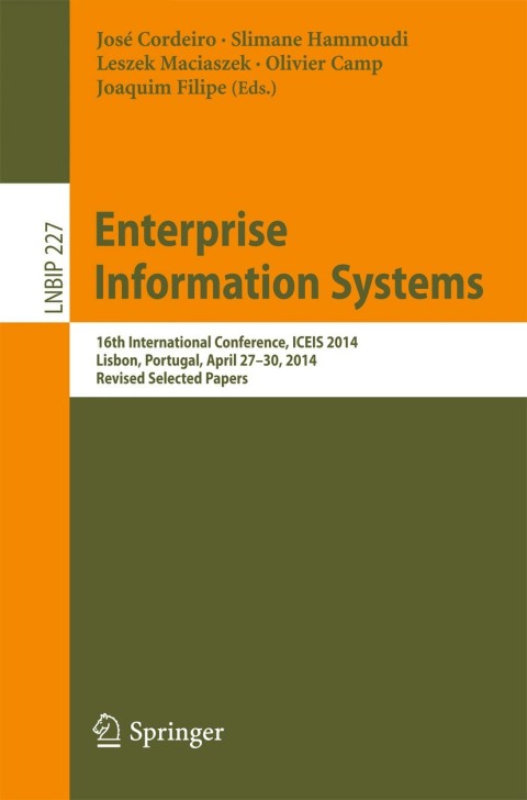Cover image for book Enterprise Information Systems