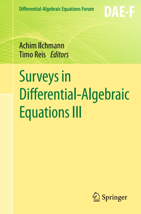 Cover image for book Surveys in Differential-Algebraic Equations III
