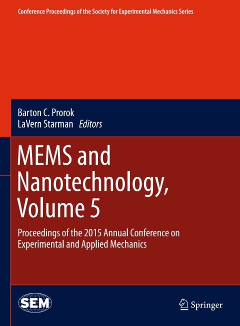 Cover image for book MEMS and Nanotechnology, Volume 5