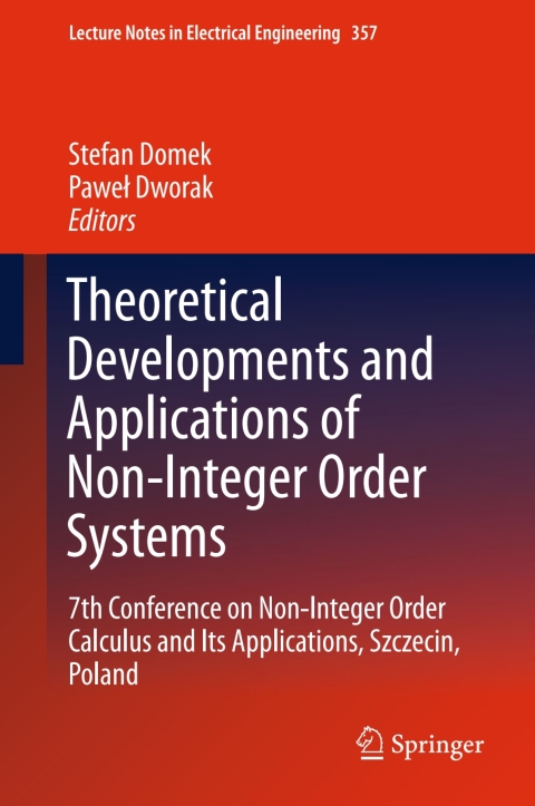 Cover image for book Theoretical Developments and Applications of Non-Integer Order Systems