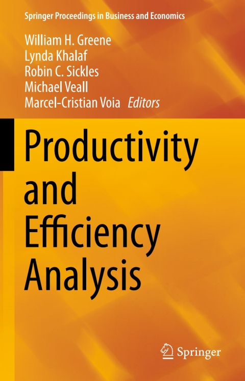 Cover image for book Productivity and Efficiency Analysis