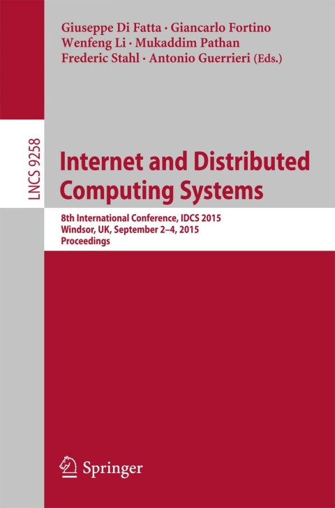 Cover image for book Internet and Distributed Computing Systems