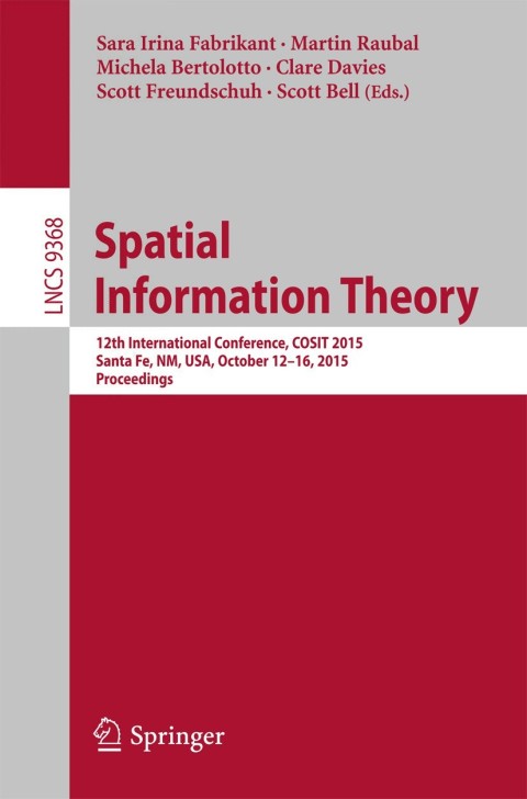 Cover image for book Spatial Information Theory