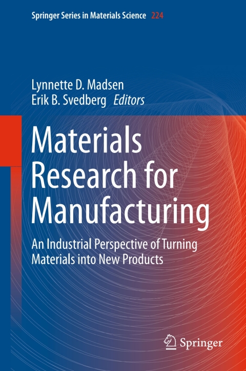 Cover image for book Materials Research for Manufacturing