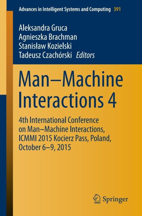 Cover image for book Man–Machine Interactions 4