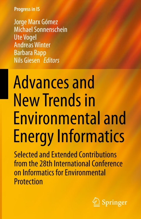 Cover image for book Advances and New Trends in Environmental and Energy Informatics