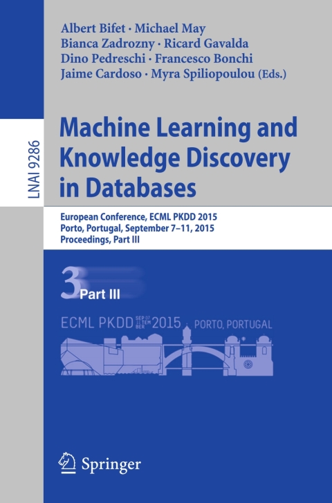 Cover image for book Machine Learning and Knowledge Discovery in Databases
