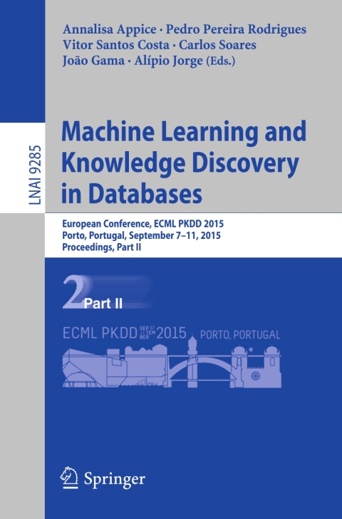 Cover image for book Machine Learning and Knowledge Discovery in Databases