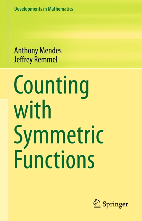 Cover image for book Counting with Symmetric Functions