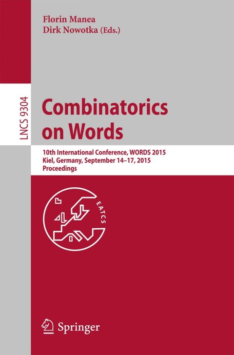 Cover image for book Combinatorics on Words