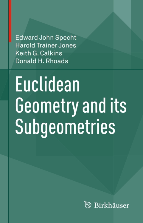 Cover image for book Euclidean Geometry and its Subgeometries