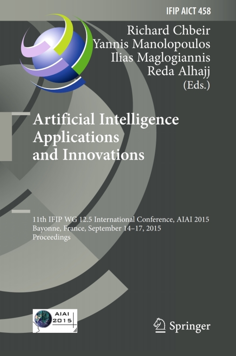 Cover image for book Artificial Intelligence Applications and Innovations