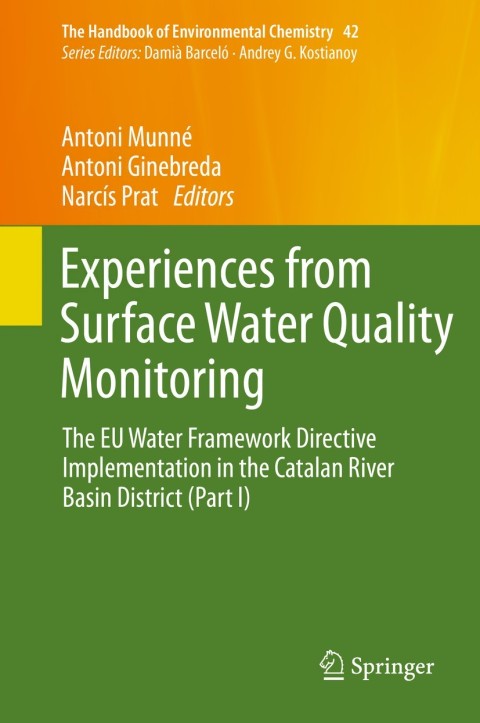 Cover image for book Experiences from Surface Water Quality Monitoring