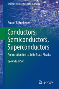 Cover image: Conductors, Semiconductors, Superconductors 2nd edition 9783319240084