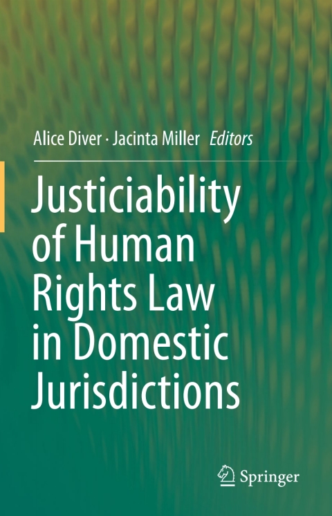 Cover image for book Justiciability of Human Rights Law in Domestic Jurisdictions
