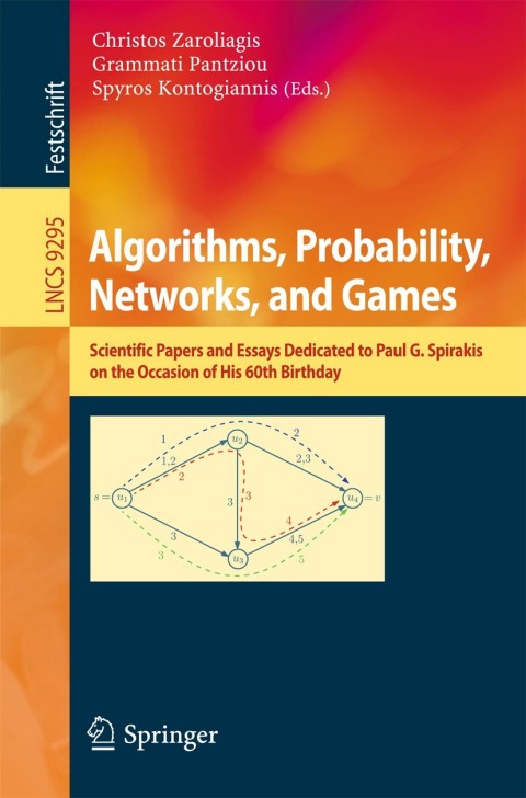 Cover image for book Algorithms, Probability, Networks, and Games