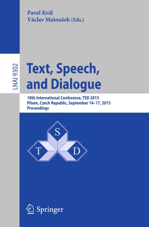 Cover image for book Text, Speech, and Dialogue