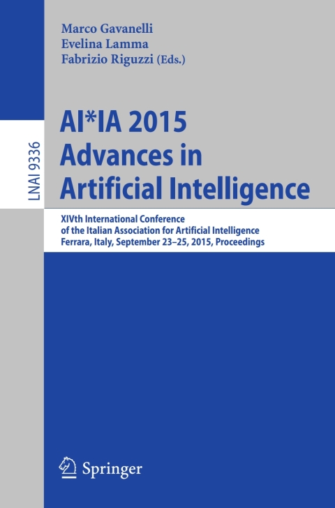 Cover image for book AI*IA 2015 Advances in Artificial Intelligence