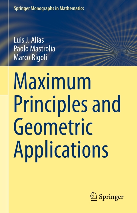 Cover image for book Maximum Principles and Geometric Applications