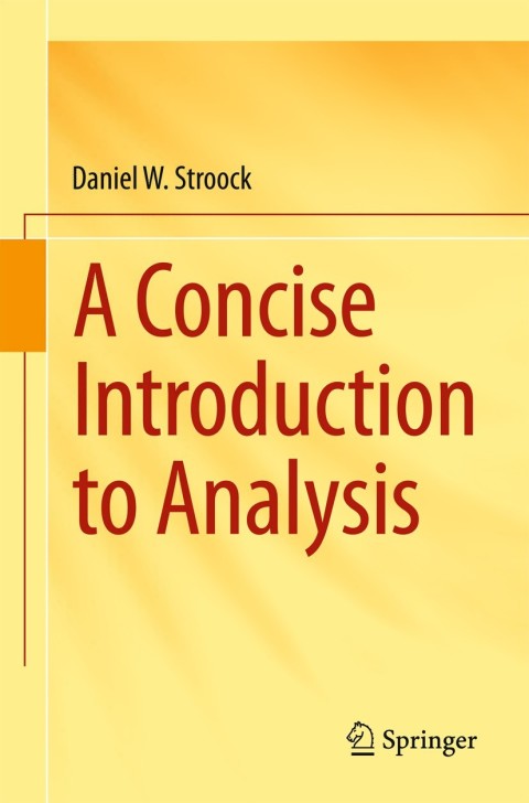 Cover image for book A Concise Introduction to Analysis
