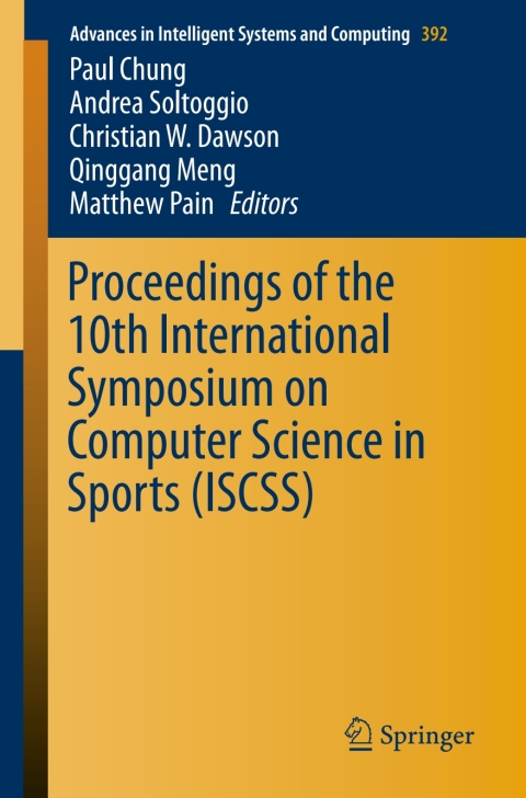 Cover image for book Proceedings of the 10th International Symposium on Computer Science in Sports (ISCSS)