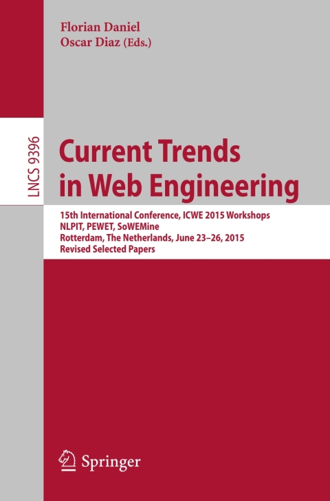 Cover image for book Current Trends in Web Engineering