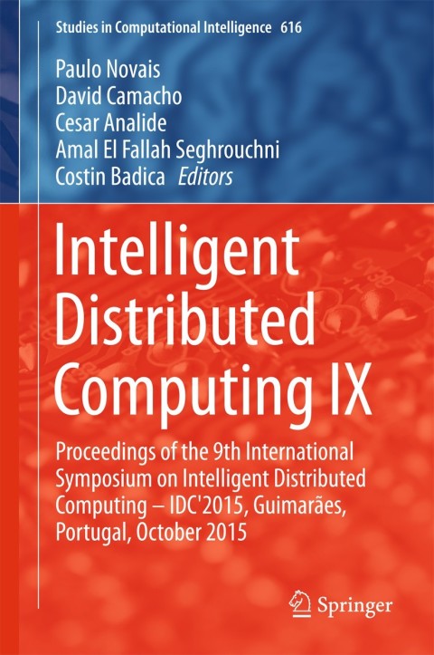 Cover image for book Intelligent Distributed Computing IX