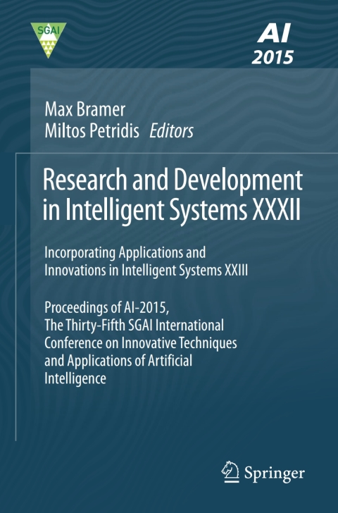 Cover image for book Research and Development in Intelligent Systems XXXII