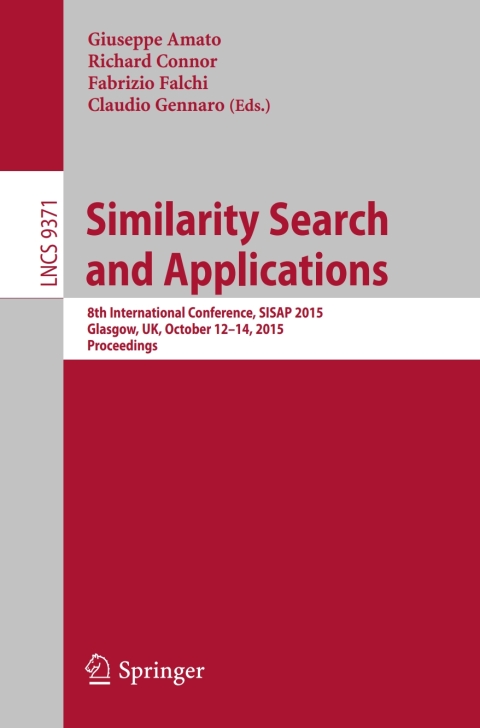Cover image for book Similarity Search and Applications
