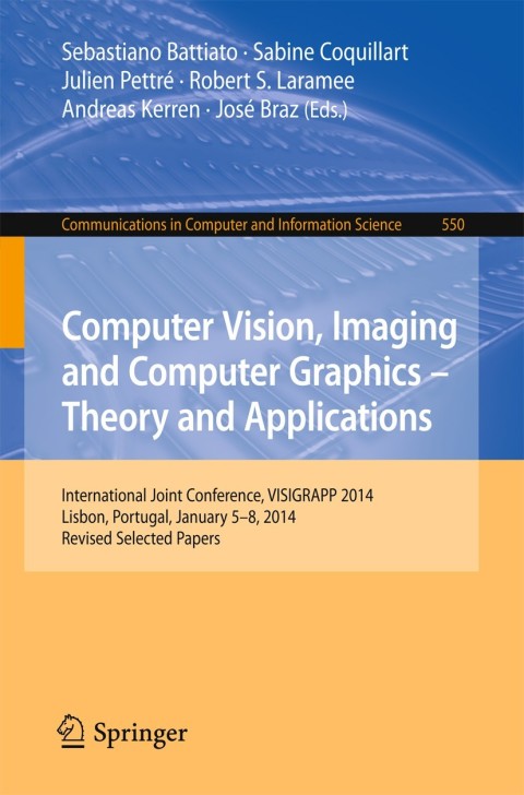 Cover image for book Computer Vision, Imaging and Computer Graphics - Theory and Applications