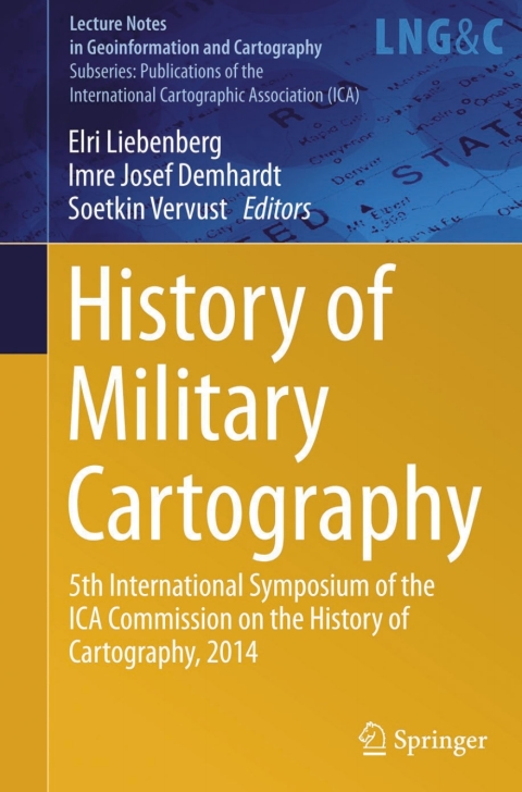 Cover image for book History of Military Cartography