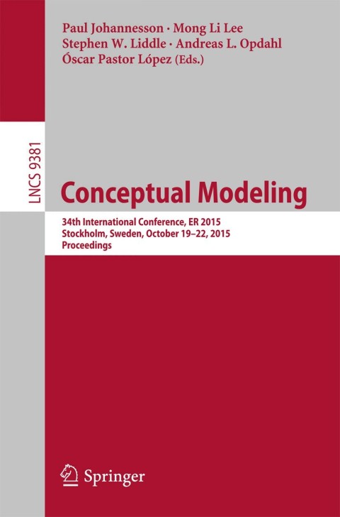 Cover image for book Conceptual Modeling