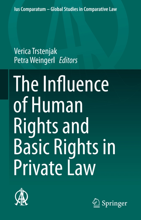 Cover image for book The Influence of Human Rights and Basic Rights in Private Law