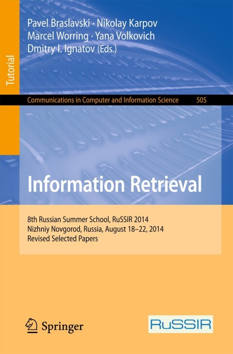 Cover image for book Information Retrieval