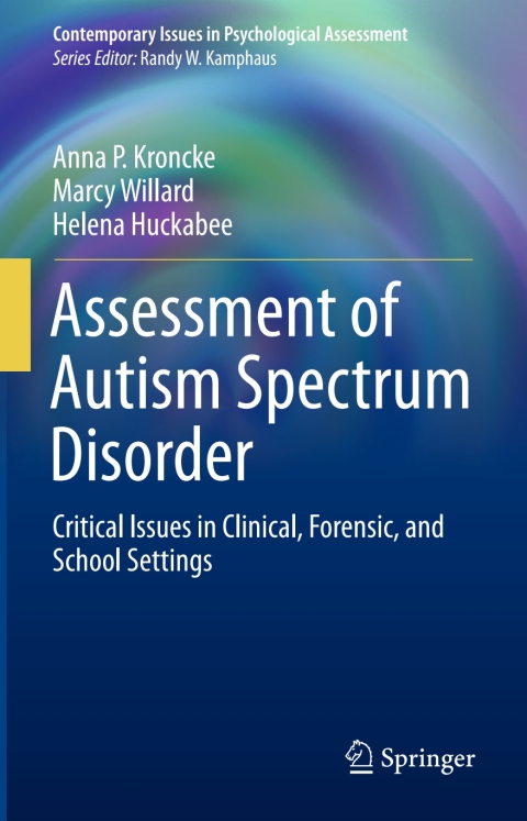 Cover image for book Assessment of Autism Spectrum Disorder