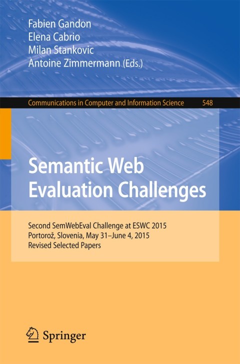 Cover image for book Semantic Web Evaluation Challenges