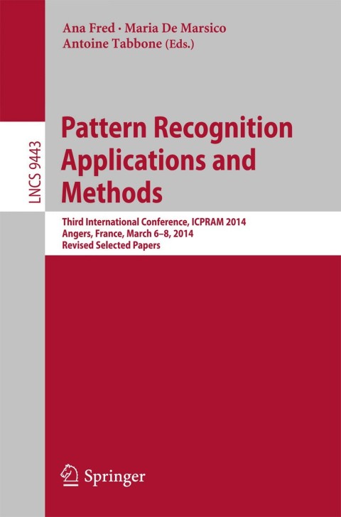 Cover image for book Pattern Recognition Applications and Methods