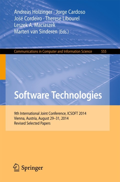 Cover image for book Software Technologies