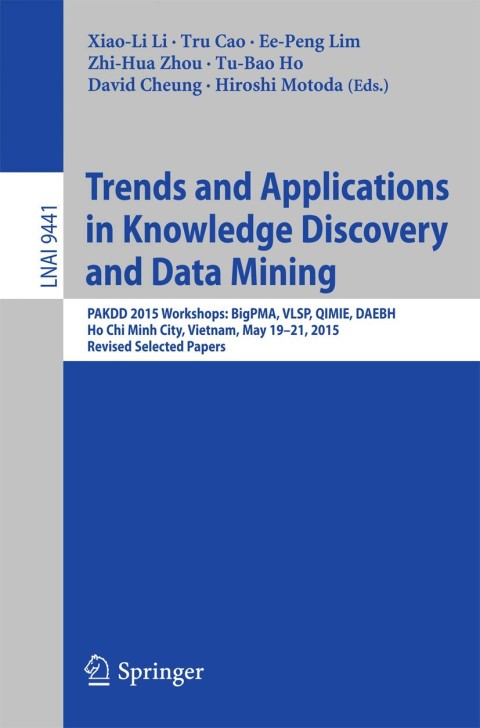 Cover image for book Trends and Applications in Knowledge Discovery and Data Mining