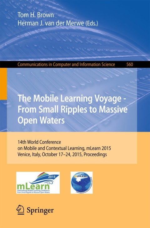 Cover image for book The Mobile Learning Voyage - From Small Ripples to Massive Open Waters