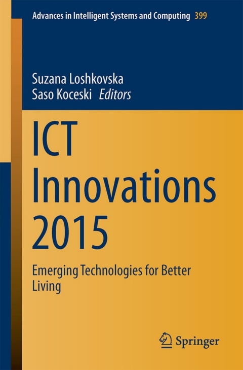 Cover image for book ICT Innovations 2015