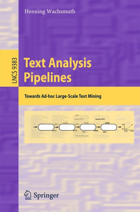 Cover image for book Text Analysis Pipelines