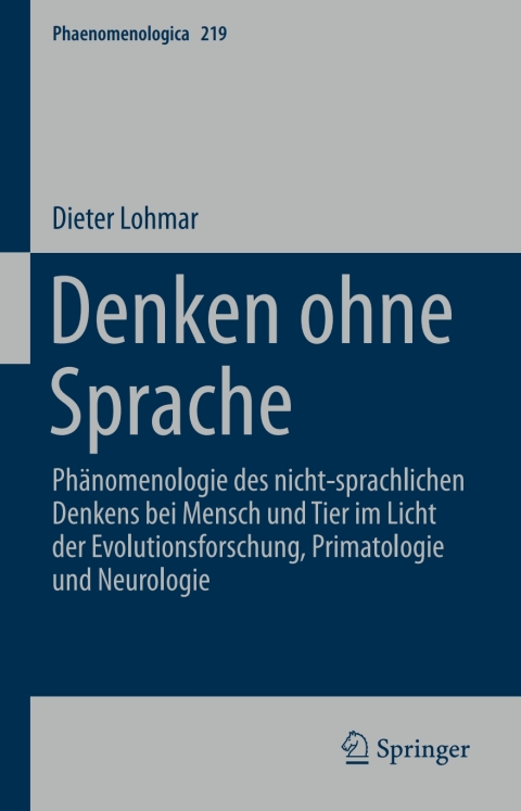 Cover image for book Denken ohne Sprache